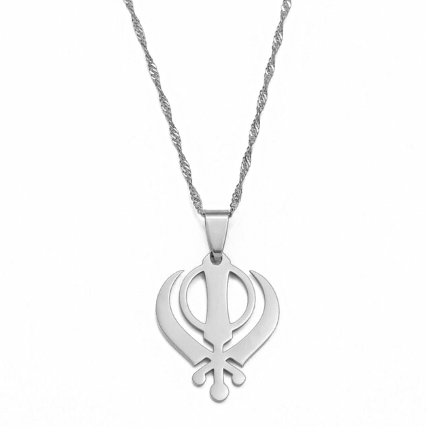 Khanda Sikh Symbol Pendant Necklace